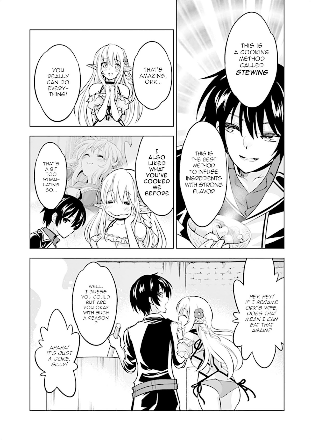 Shijou Saikyou Orc-san no Tanoshii Tanetsuke Harem Zukuri Chapter 16 page 19 - Chapter 16: Orc-san's home recipe