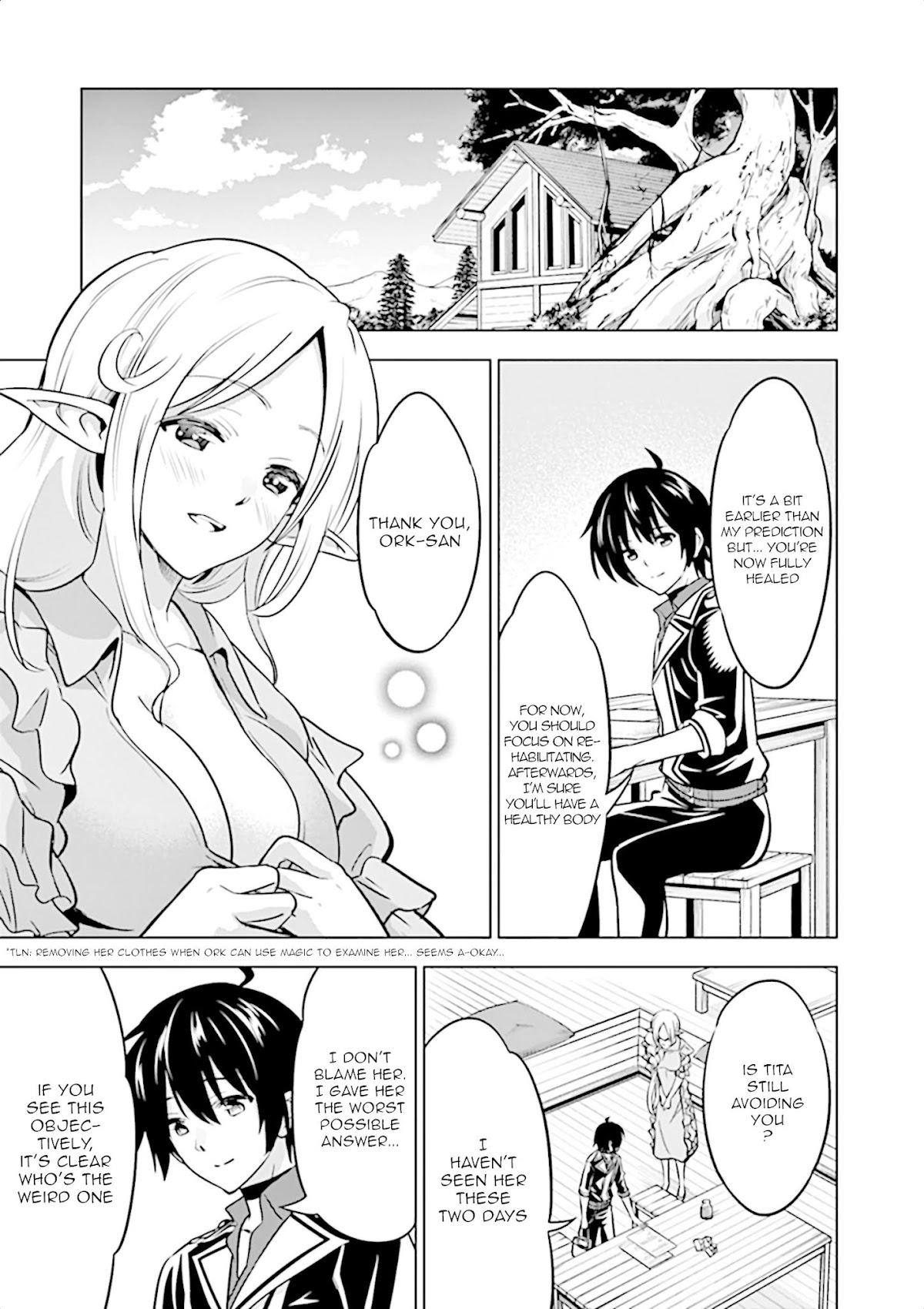 Shijou Saikyou Orc-san no Tanoshii Tanetsuke Harem Zukuri Chapter 17 page 10 - Chapter 17: A loved one or harem... That is the problem.