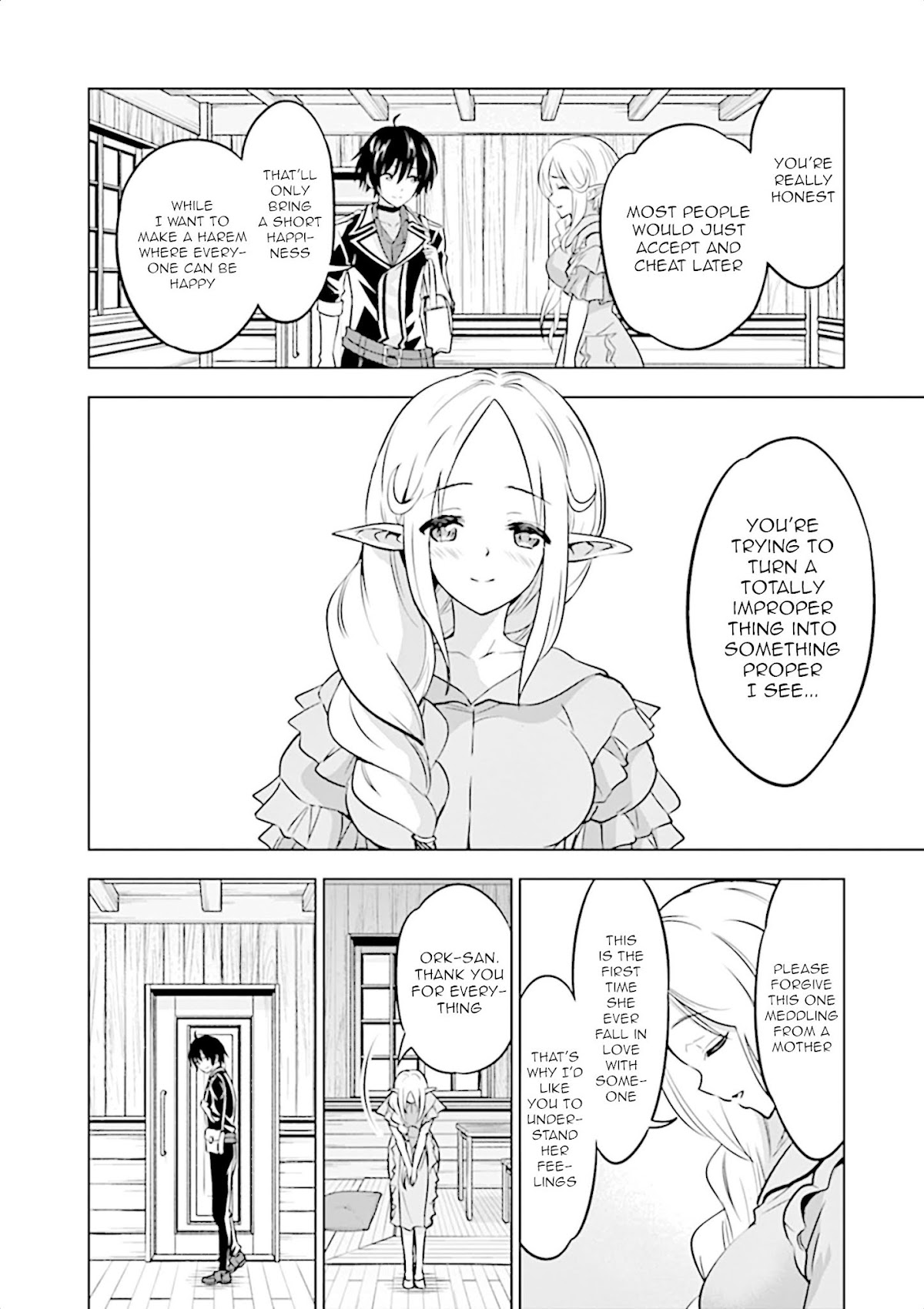 Shijou Saikyou Orc-san no Tanoshii Tanetsuke Harem Zukuri Chapter 17 page 11 - Chapter 17: A loved one or harem... That is the problem.