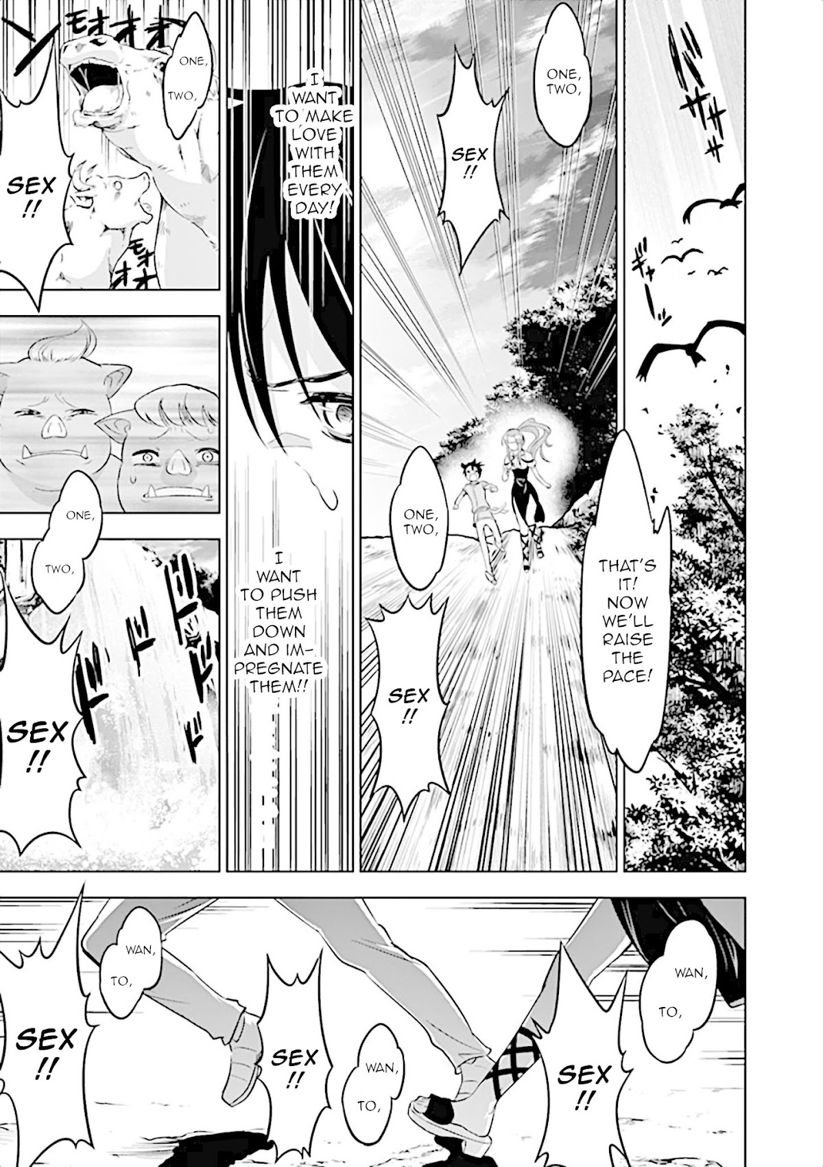 Shijou Saikyou Orc-san no Tanoshii Tanetsuke Harem Zukuri Chapter 2 page 12 - Chapter 2: Female Knight's training is a bit rough