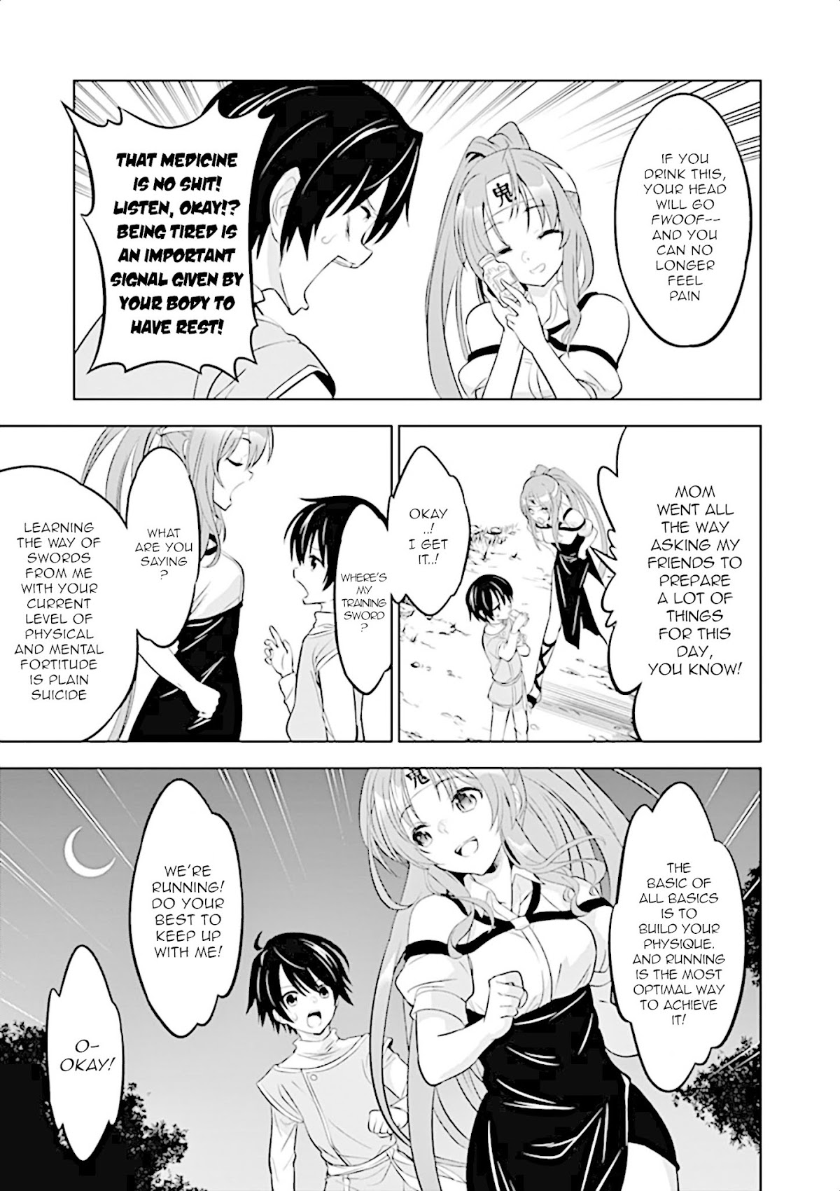 Shijou Saikyou Orc-san no Tanoshii Tanetsuke Harem Zukuri Chapter 2 page 4 - Chapter 2: Female Knight's training is a bit rough