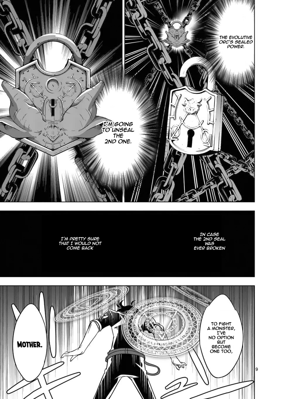Shijou Saikyou Orc-san no Tanoshii Tanetsuke Harem Zukuri Chapter 21 page 10 - Chapter 21: Evolutive Orc's Power