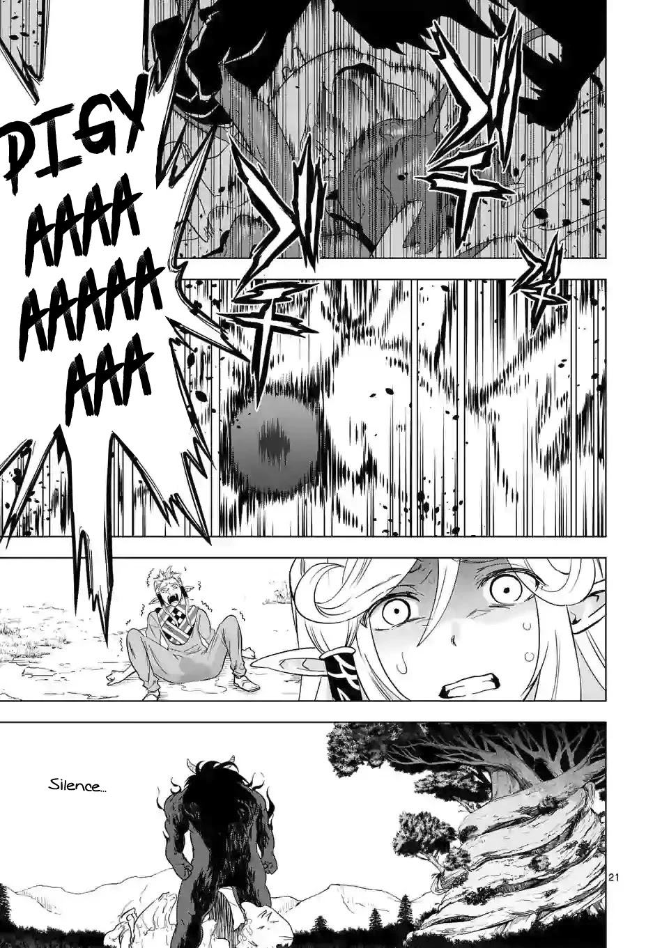 Shijou Saikyou Orc-san no Tanoshii Tanetsuke Harem Zukuri Chapter 21 page 22 - Chapter 21: Evolutive Orc's Power