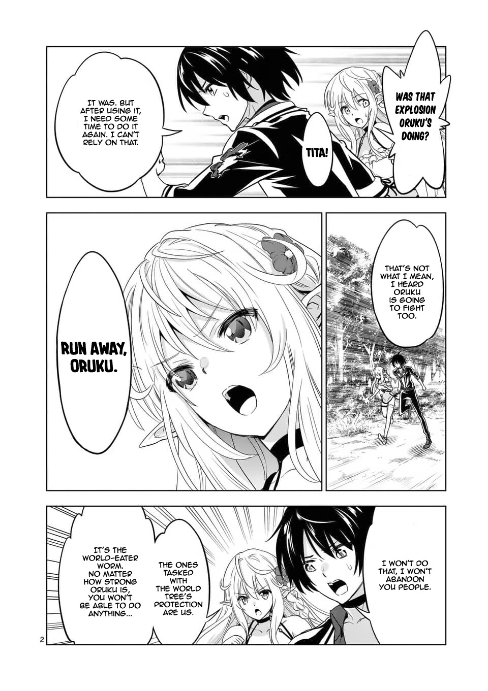Shijou Saikyou Orc-san no Tanoshii Tanetsuke Harem Zukuri Chapter 21 page 3 - Chapter 21: Evolutive Orc's Power