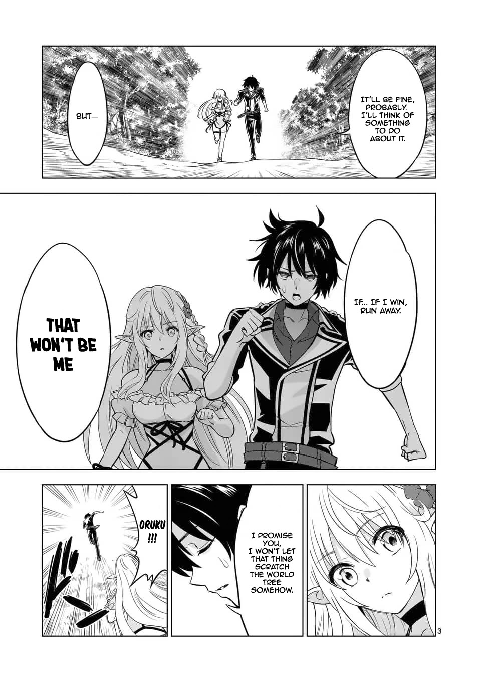 Shijou Saikyou Orc-san no Tanoshii Tanetsuke Harem Zukuri Chapter 21 page 4 - Chapter 21: Evolutive Orc's Power