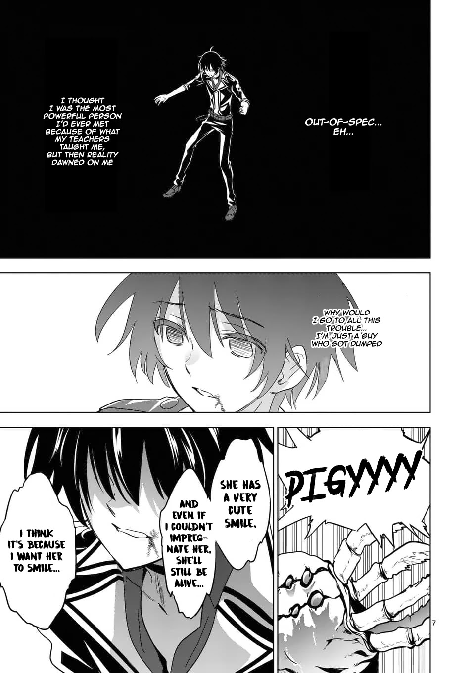 Shijou Saikyou Orc-san no Tanoshii Tanetsuke Harem Zukuri Chapter 21 page 8 - Chapter 21: Evolutive Orc's Power