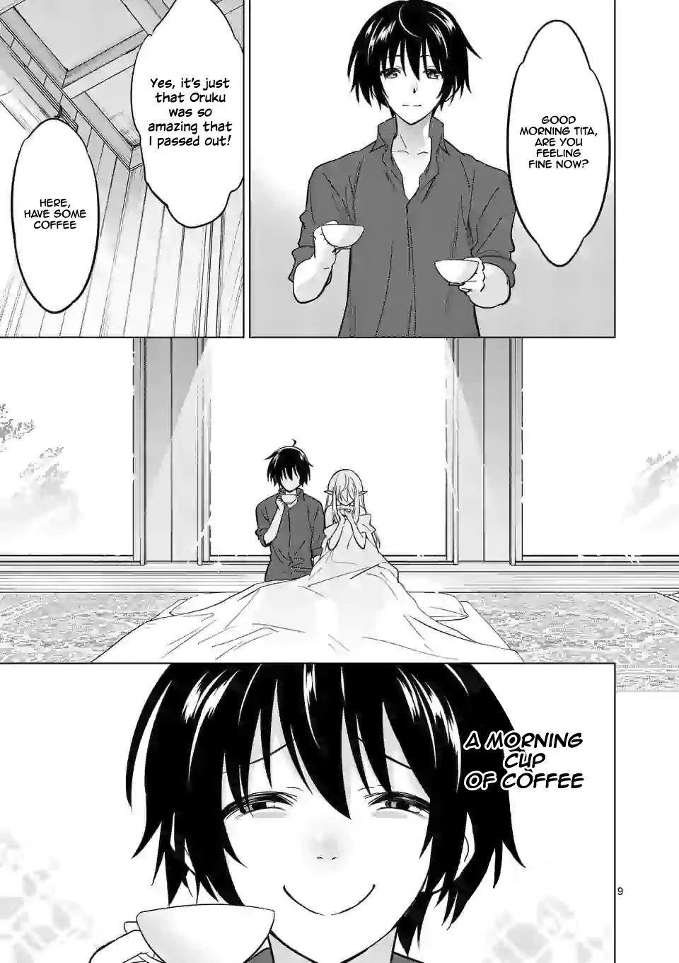 Shijou Saikyou Orc-san no Tanoshii Tanetsuke Harem Zukuri Chapter 22 page 10 - Chapter 22: The Orc And The Elf Are United
