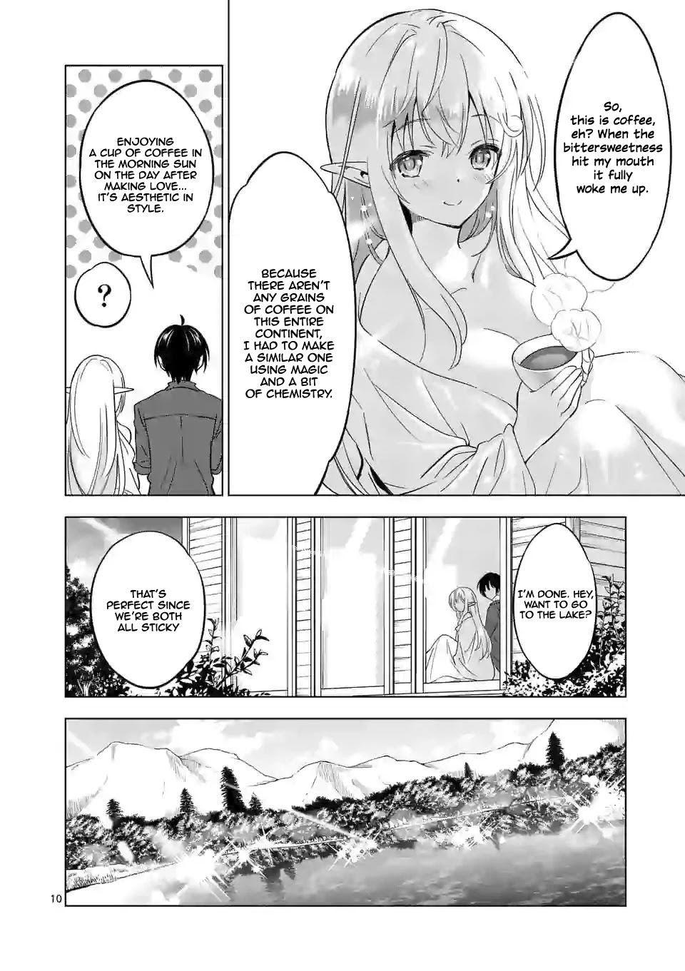 Shijou Saikyou Orc-san no Tanoshii Tanetsuke Harem Zukuri Chapter 22 page 11 - Chapter 22: The Orc And The Elf Are United