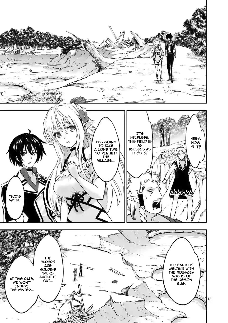 Shijou Saikyou Orc-san no Tanoshii Tanetsuke Harem Zukuri Chapter 22 page 14 - Chapter 22: The Orc And The Elf Are United