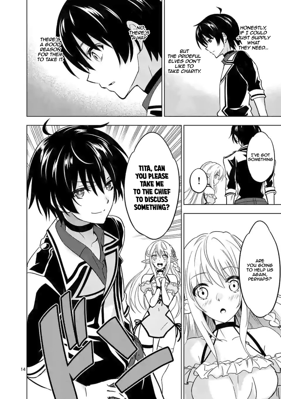 Shijou Saikyou Orc-san no Tanoshii Tanetsuke Harem Zukuri Chapter 22 page 15 - Chapter 22: The Orc And The Elf Are United