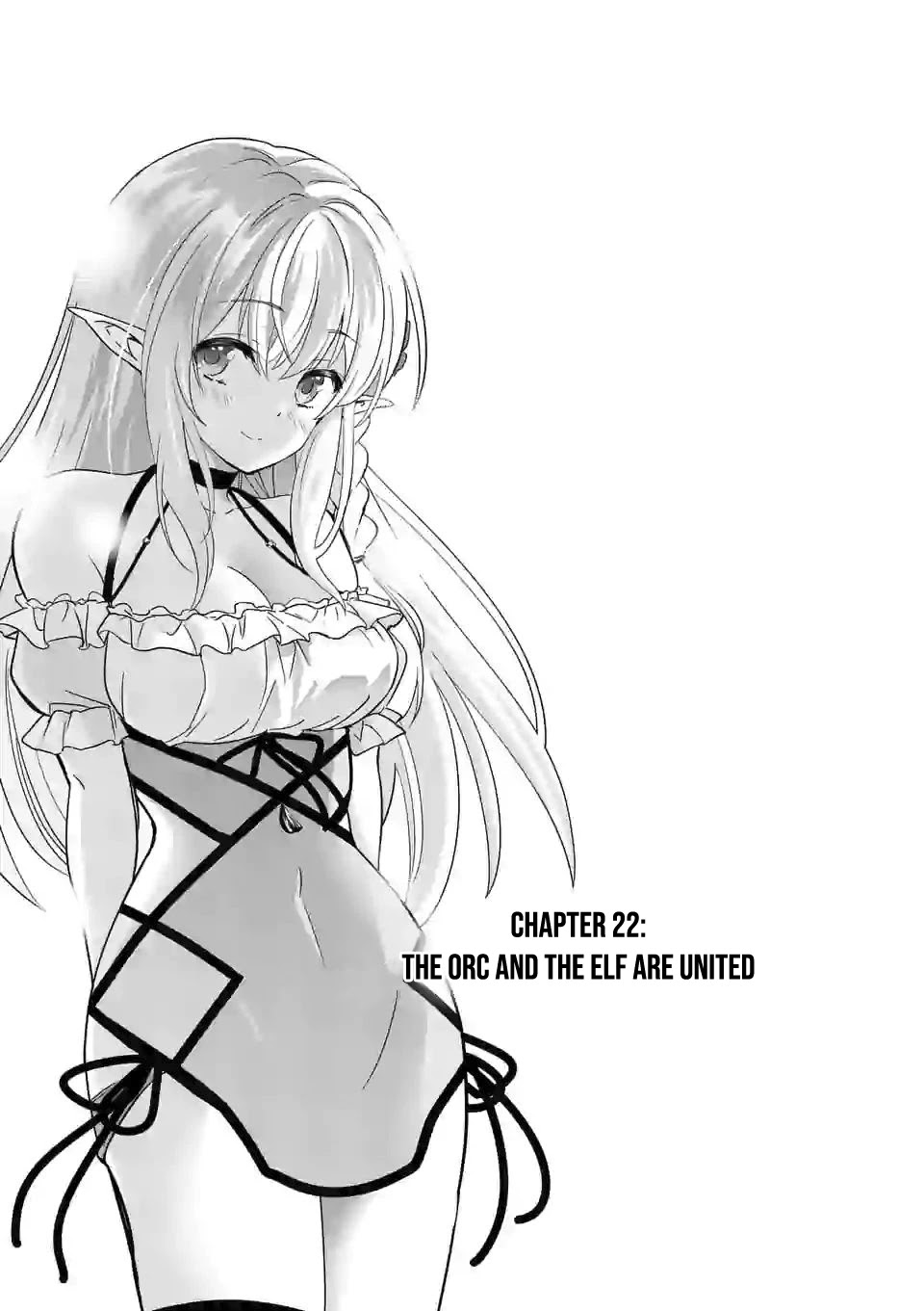 Shijou Saikyou Orc-san no Tanoshii Tanetsuke Harem Zukuri Chapter 22 page 2 - Chapter 22: The Orc And The Elf Are United