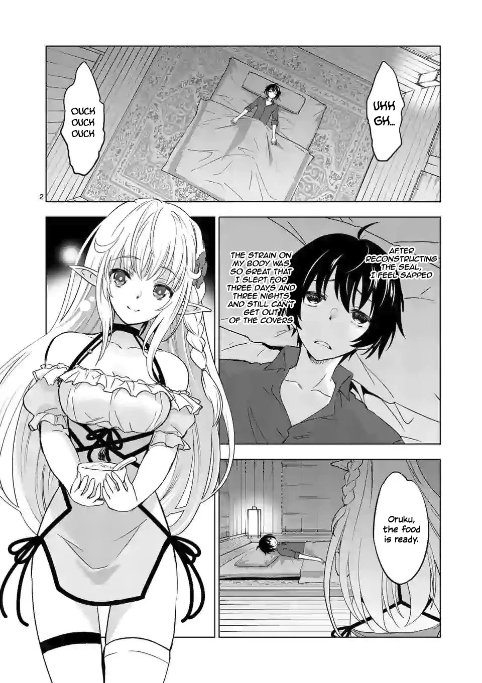 Shijou Saikyou Orc-san no Tanoshii Tanetsuke Harem Zukuri Chapter 22 page 3 - Chapter 22: The Orc And The Elf Are United