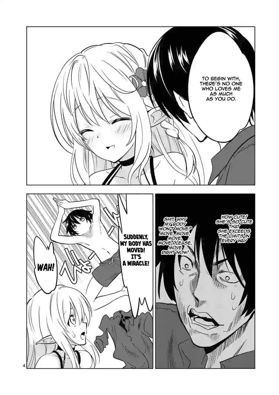 Shijou Saikyou Orc-san no Tanoshii Tanetsuke Harem Zukuri Chapter 22 page 5 - Chapter 22: The Orc And The Elf Are United