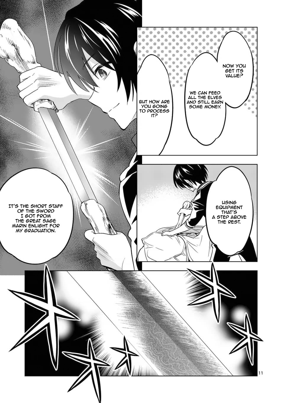 Shijou Saikyou Orc-san no Tanoshii Tanetsuke Harem Zukuri Chapter 23 page 12 - Chapter 23: Orc-san's Support For Elf Village