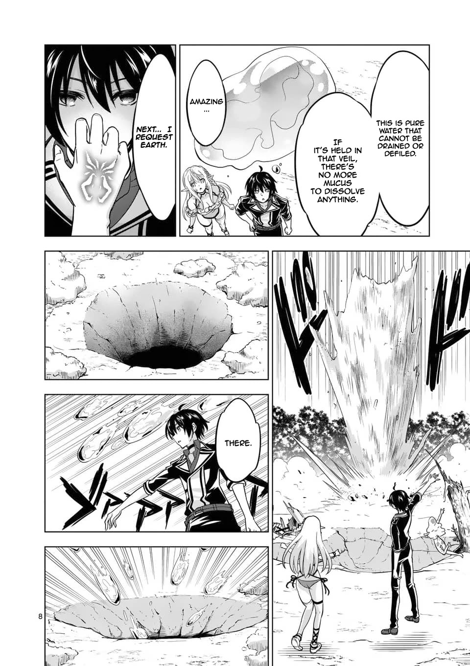 Shijou Saikyou Orc-san no Tanoshii Tanetsuke Harem Zukuri Chapter 23 page 9 - Chapter 23: Orc-san's Support For Elf Village