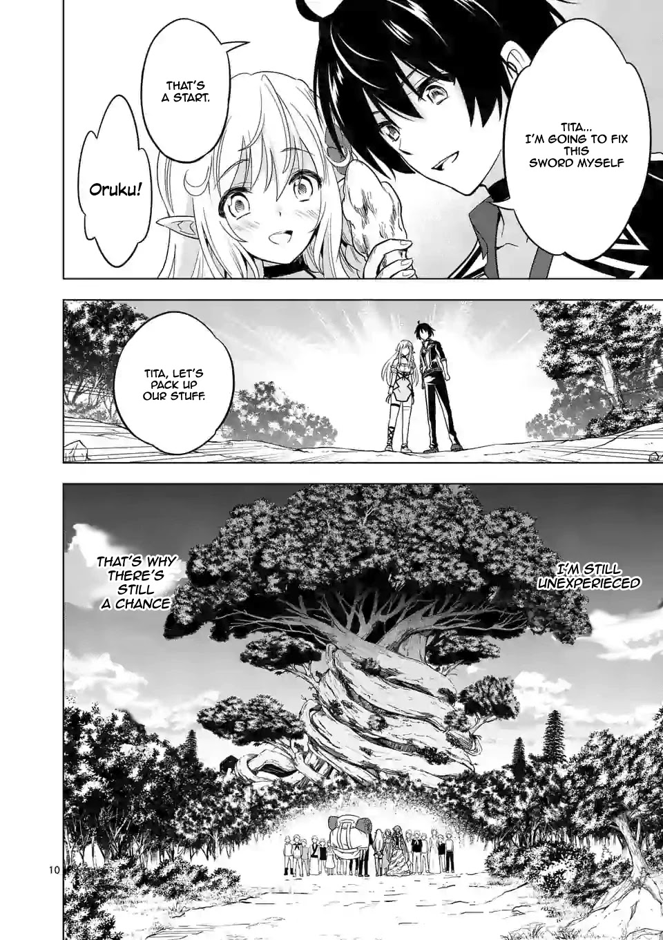 Shijou Saikyou Orc-san no Tanoshii Tanetsuke Harem Zukuri Chapter 24 page 11 - Chapter 24: Orc-san's Departure