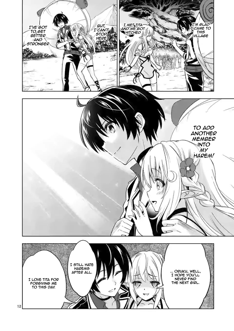 Shijou Saikyou Orc-san no Tanoshii Tanetsuke Harem Zukuri Chapter 24 page 13 - Chapter 24: Orc-san's Departure