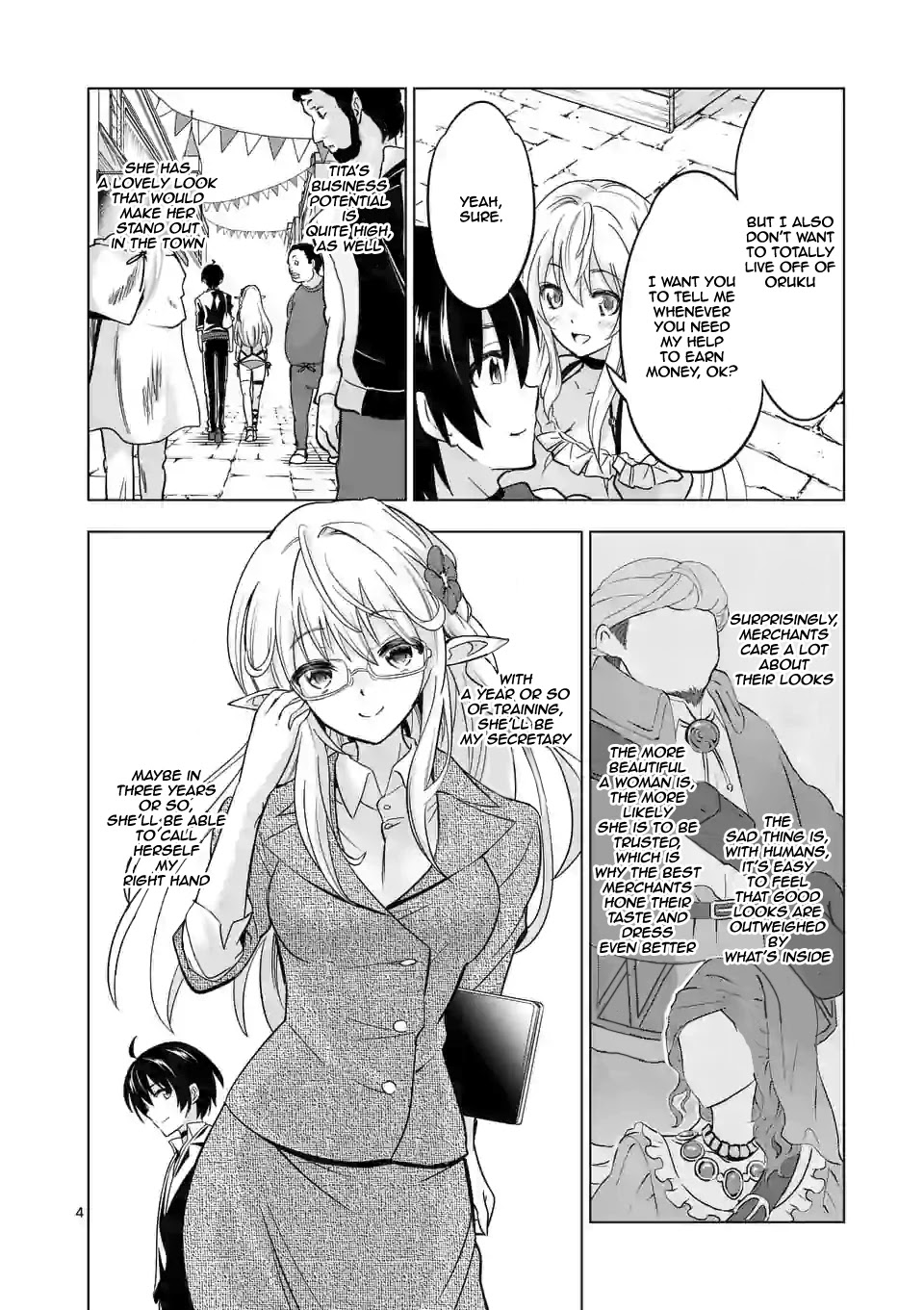 Shijou Saikyou Orc-san no Tanoshii Tanetsuke Harem Zukuri Chapter 25 page 5 - Chapter 25: Orc-san's Town