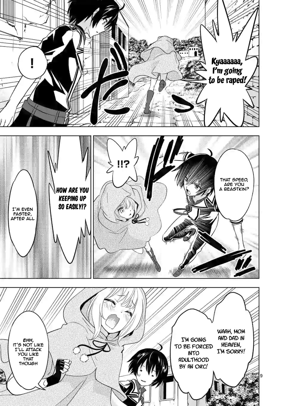 Shijou Saikyou Orc-san no Tanoshii Tanetsuke Harem Zukuri Chapter 26 page 10 - Chapter 26: Orc-san And The Sword Priestess