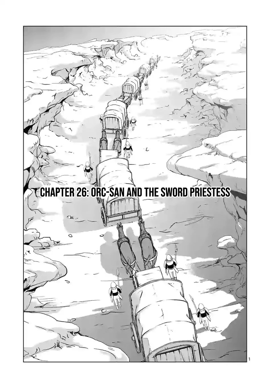 Shijou Saikyou Orc-san no Tanoshii Tanetsuke Harem Zukuri Chapter 26 page 2 - Chapter 26: Orc-san And The Sword Priestess