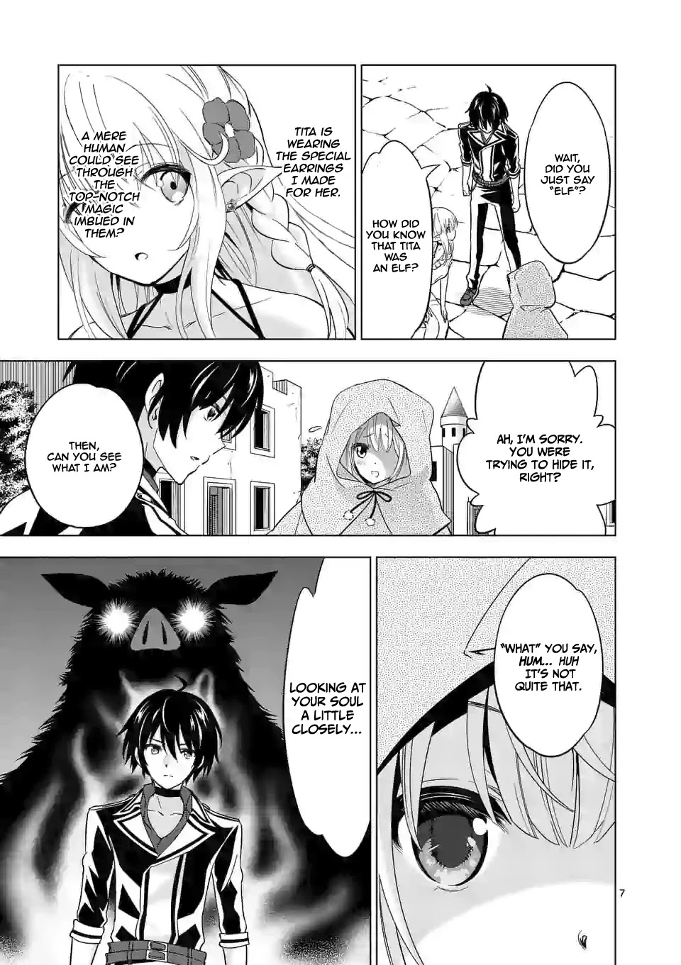Shijou Saikyou Orc-san no Tanoshii Tanetsuke Harem Zukuri Chapter 26 page 8 - Chapter 26: Orc-san And The Sword Priestess