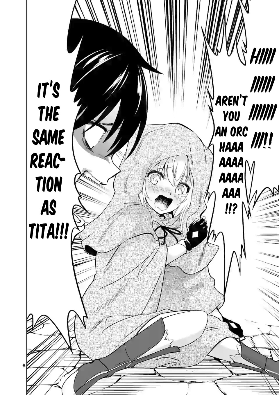 Shijou Saikyou Orc-san no Tanoshii Tanetsuke Harem Zukuri Chapter 26 page 9 - Chapter 26: Orc-san And The Sword Priestess