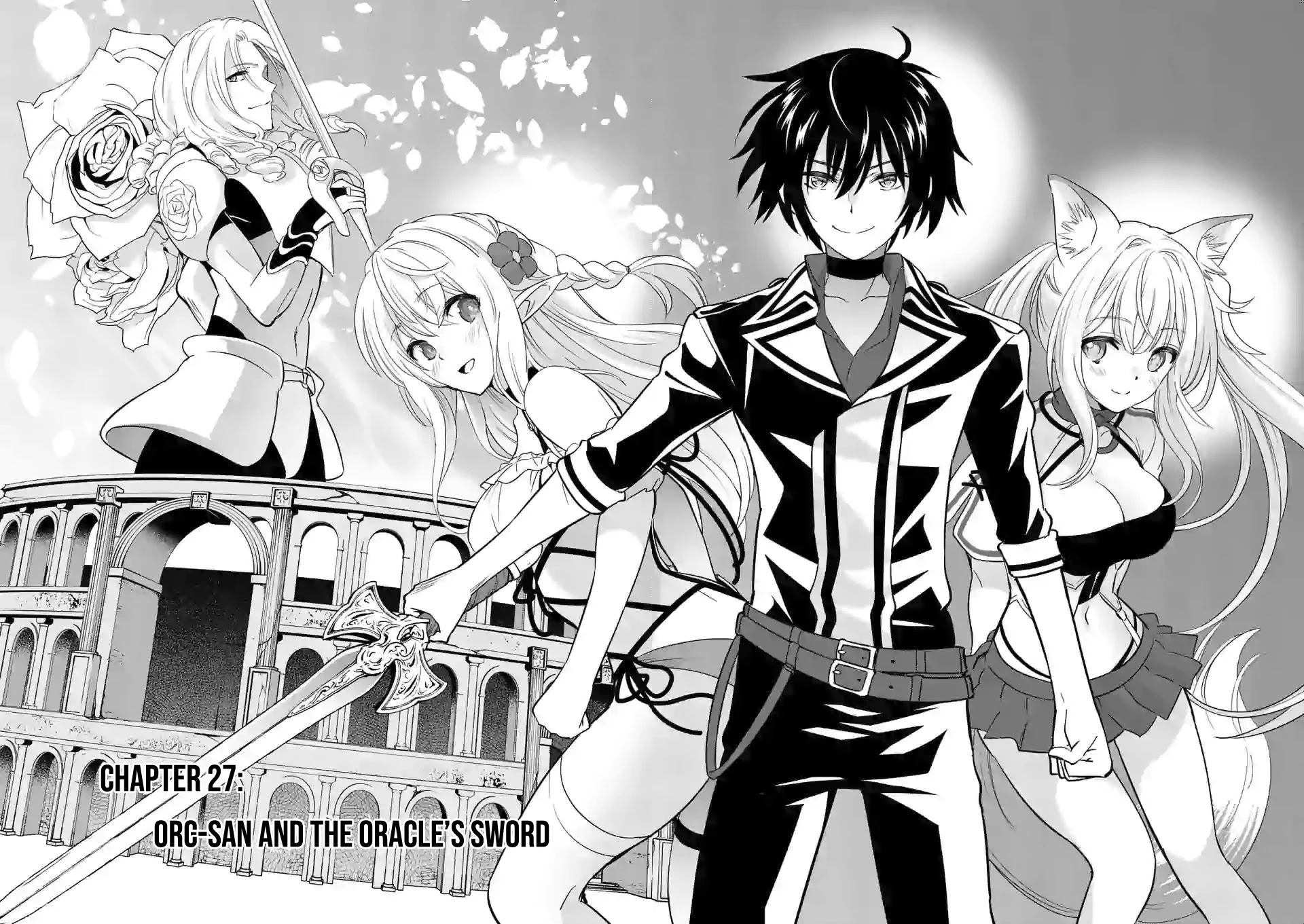 Shijou Saikyou Orc-san no Tanoshii Tanetsuke Harem Zukuri Chapter 27 page 3 - Chapter 27: Orc-san And The Oracle's Sword
