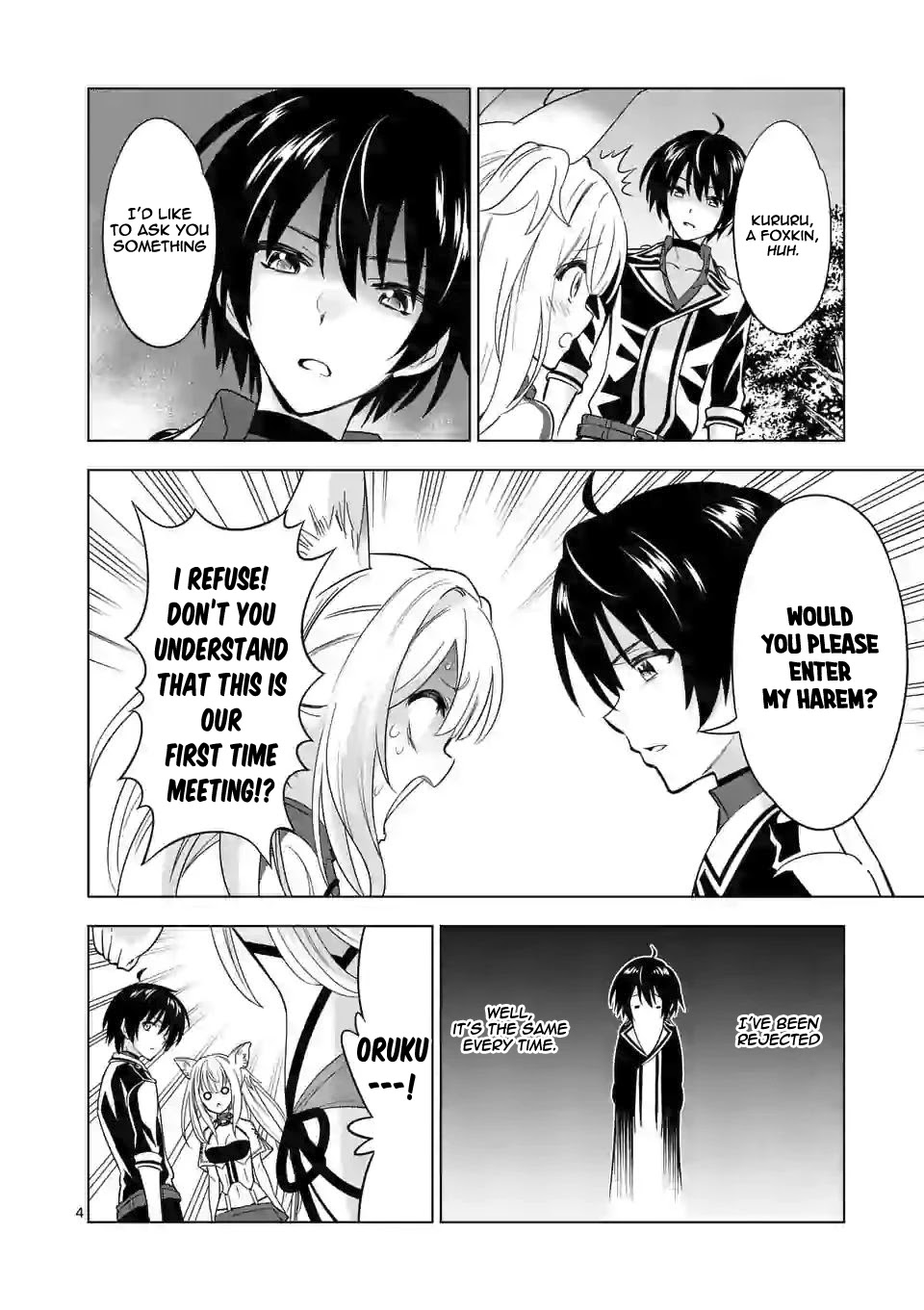 Shijou Saikyou Orc-san no Tanoshii Tanetsuke Harem Zukuri Chapter 27 page 4 - Chapter 27: Orc-san And The Oracle's Sword