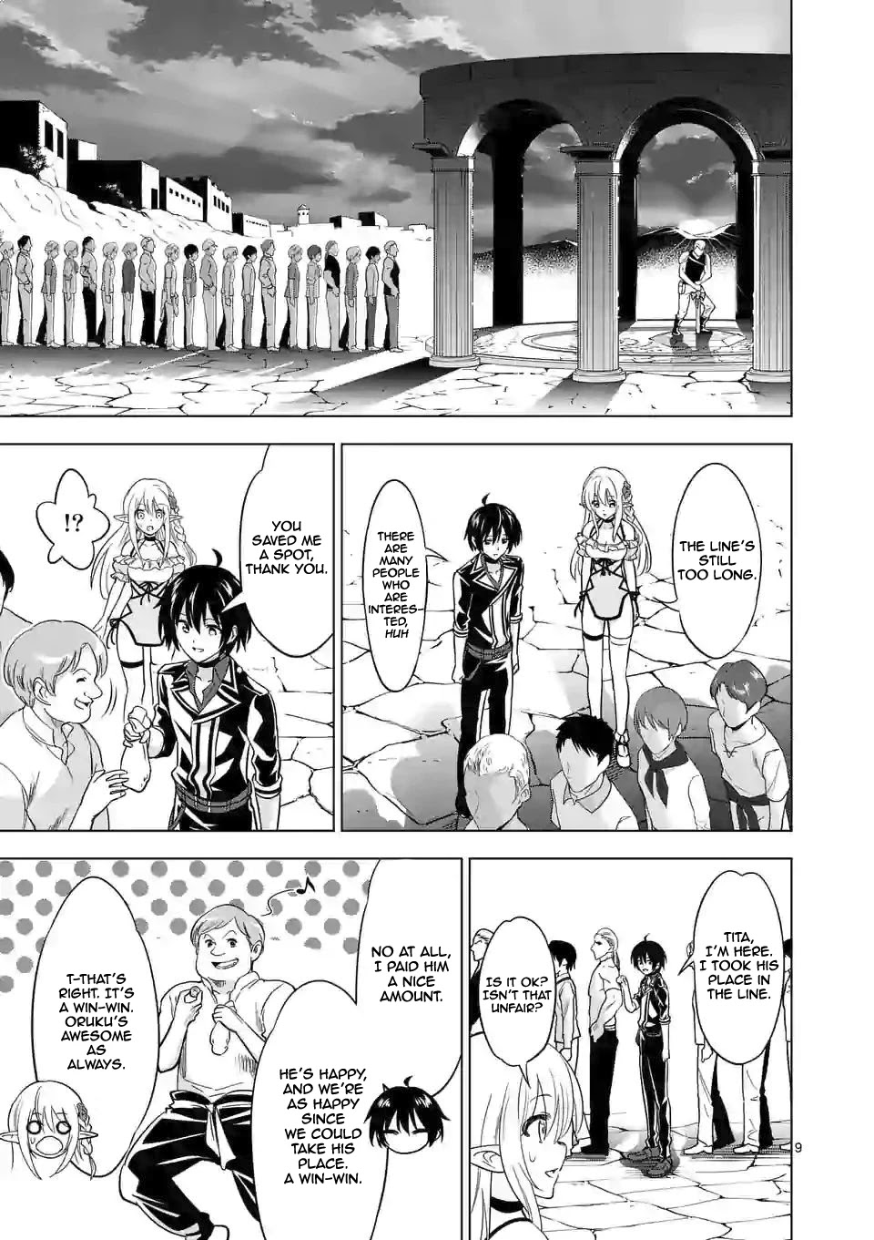 Shijou Saikyou Orc-san no Tanoshii Tanetsuke Harem Zukuri Chapter 27 page 9 - Chapter 27: Orc-san And The Oracle's Sword