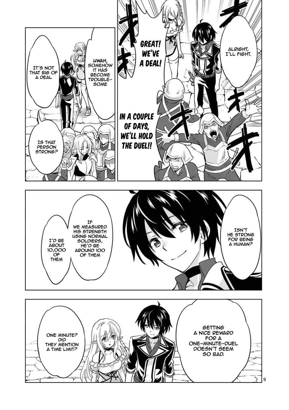Shijou Saikyou Orc-san no Tanoshii Tanetsuke Harem Zukuri Chapter 28 page 10 - Chapter 28: Orc-san And The Duel