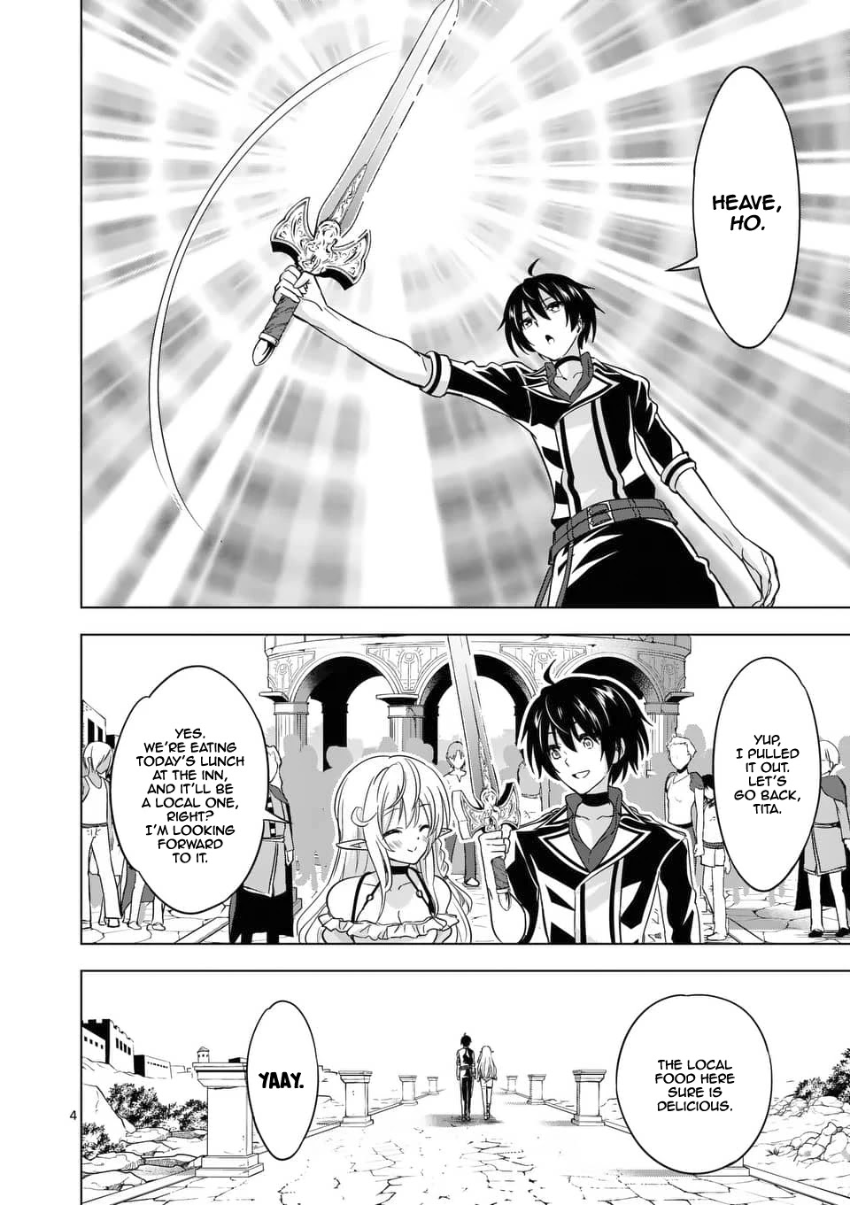 Shijou Saikyou Orc-san no Tanoshii Tanetsuke Harem Zukuri Chapter 28 page 5 - Chapter 28: Orc-san And The Duel
