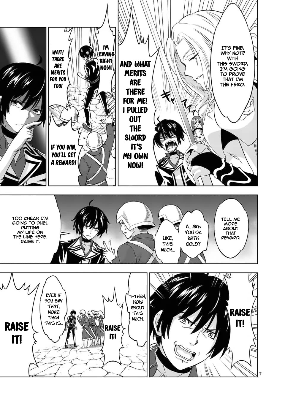 Shijou Saikyou Orc-san no Tanoshii Tanetsuke Harem Zukuri Chapter 28 page 8 - Chapter 28: Orc-san And The Duel