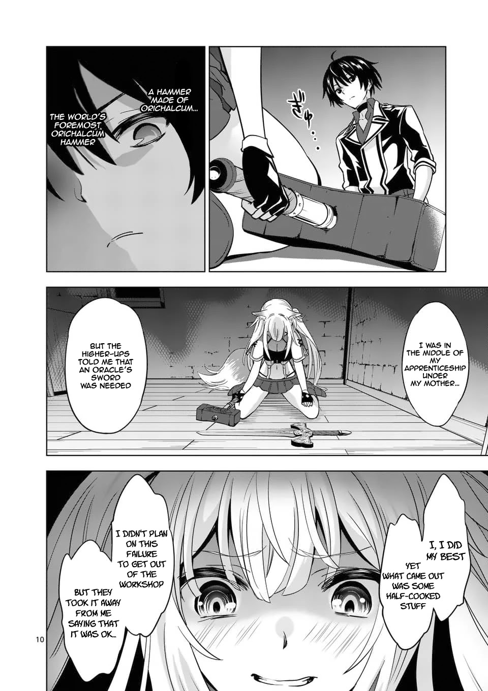 Shijou Saikyou Orc-san no Tanoshii Tanetsuke Harem Zukuri Chapter 29.1 page 11 - Chapter 29.1: Orc-san's Lesson