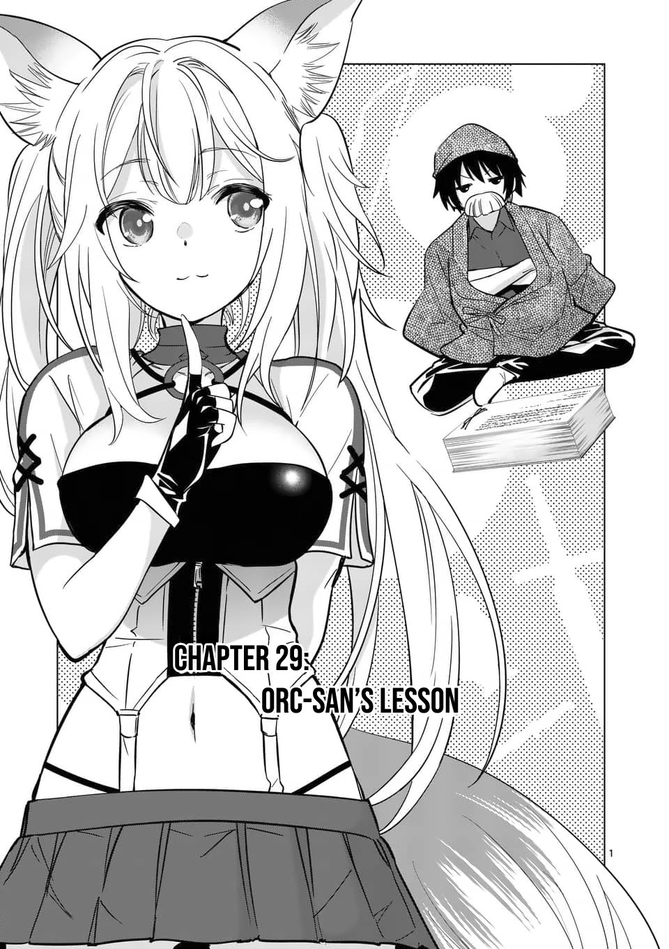 Shijou Saikyou Orc-san no Tanoshii Tanetsuke Harem Zukuri Chapter 29.1 page 2 - Chapter 29.1: Orc-san's Lesson