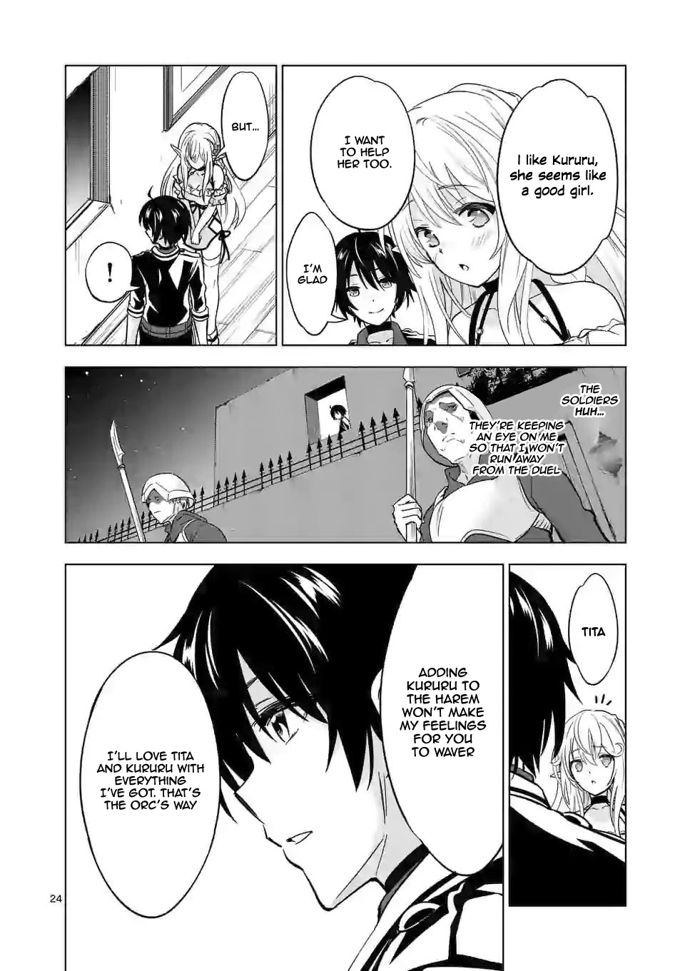 Shijou Saikyou Orc-san no Tanoshii Tanetsuke Harem Zukuri Chapter 29.2 page 14 - Chapter 29.2