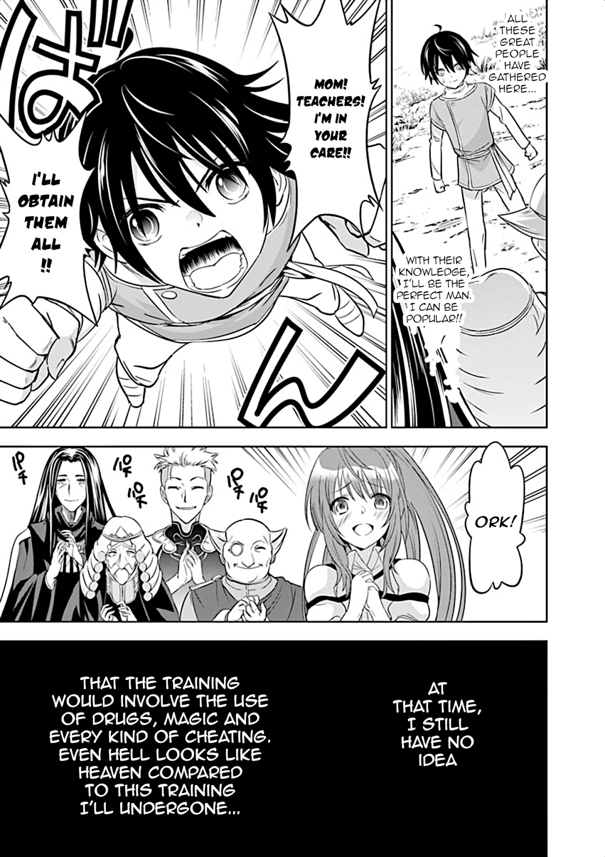 Shijou Saikyou Orc-san no Tanoshii Tanetsuke Harem Zukuri Chapter 3 page 22 - Chapter 3