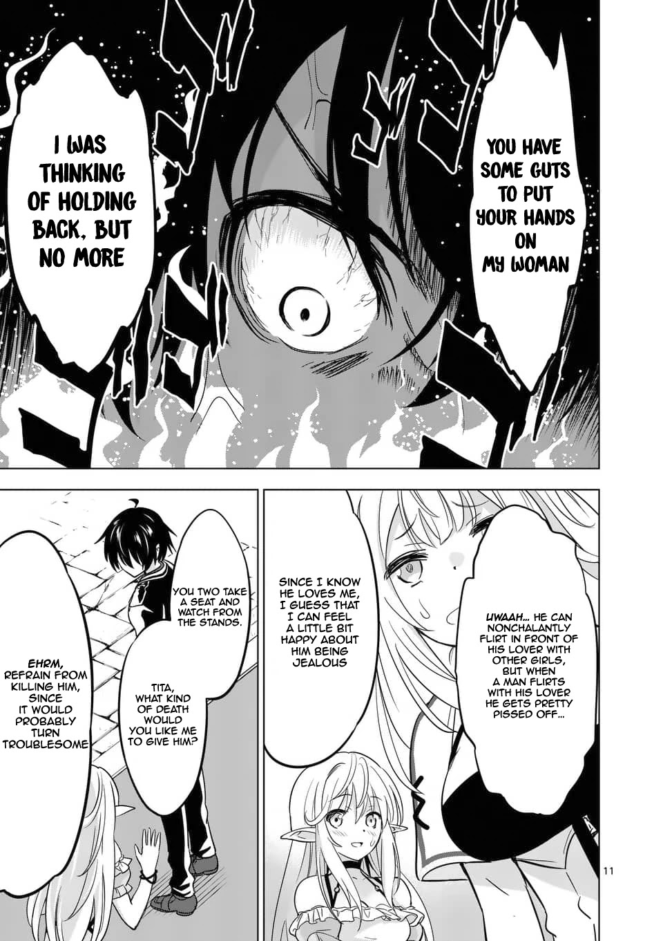 Shijou Saikyou Orc-san no Tanoshii Tanetsuke Harem Zukuri Chapter 30 page 12 - Chapter 30: Orc-san's Passion