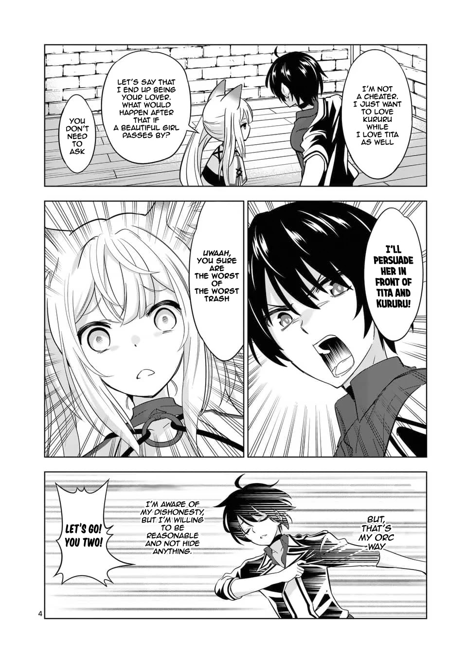 Shijou Saikyou Orc-san no Tanoshii Tanetsuke Harem Zukuri Chapter 30 page 5 - Chapter 30: Orc-san's Passion