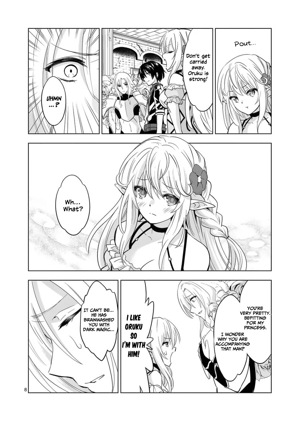 Shijou Saikyou Orc-san no Tanoshii Tanetsuke Harem Zukuri Chapter 30 page 9 - Chapter 30: Orc-san's Passion