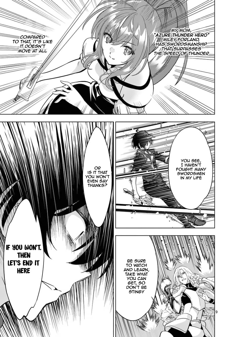 Shijou Saikyou Orc-san no Tanoshii Tanetsuke Harem Zukuri Chapter 31 page 10 - Chapter 31: Orc-san's Swordsmanship
