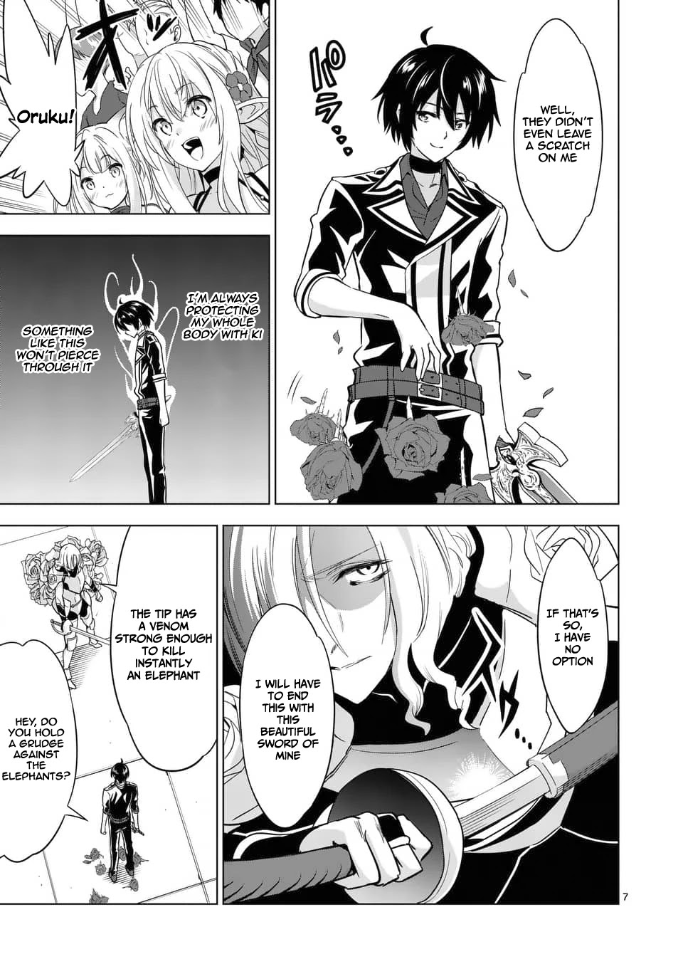 Shijou Saikyou Orc-san no Tanoshii Tanetsuke Harem Zukuri Chapter 31 page 8 - Chapter 31: Orc-san's Swordsmanship
