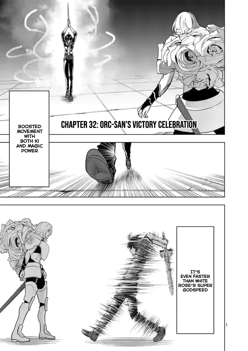 Shijou Saikyou Orc-san no Tanoshii Tanetsuke Harem Zukuri Chapter 32 page 2 - Chapter 32: Orc-san's Victory Celebration