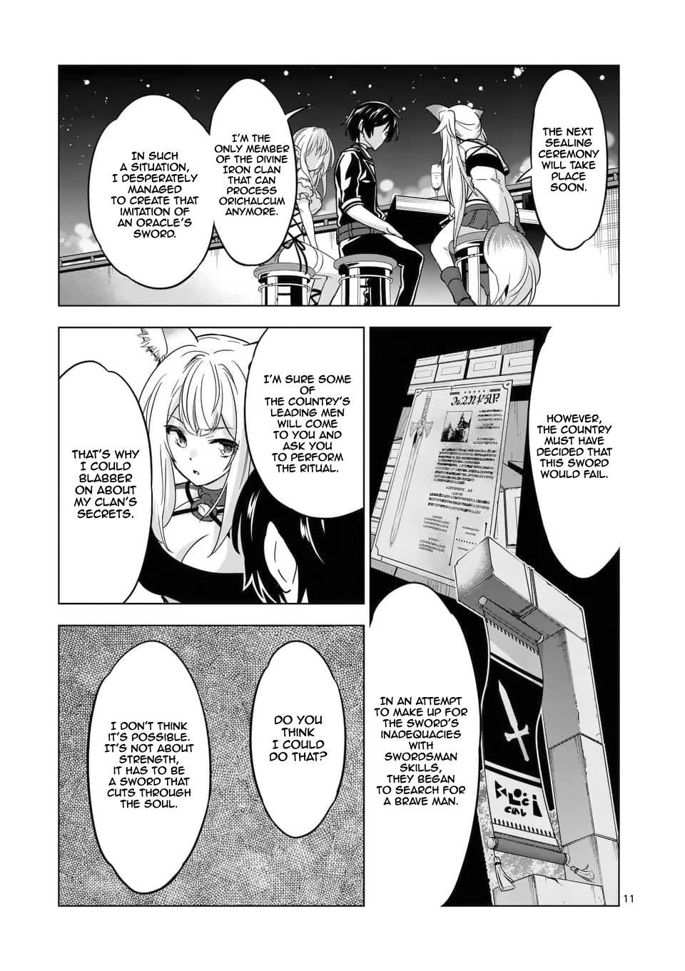 Shijou Saikyou Orc-san no Tanoshii Tanetsuke Harem Zukuri Chapter 33 page 12 - Chapter 33: Orc-san And Kitsune-san's Sad Memories