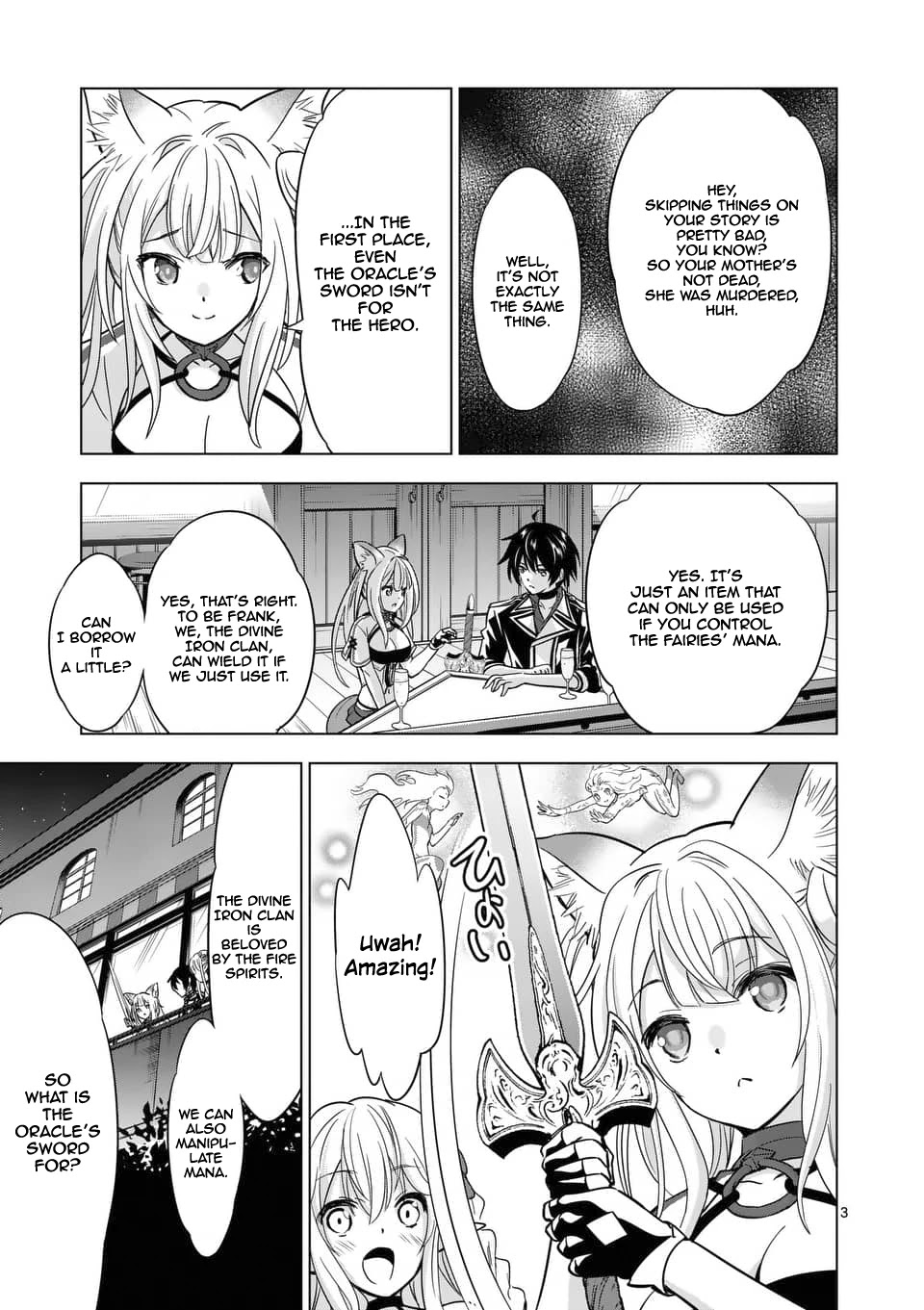 Shijou Saikyou Orc-san no Tanoshii Tanetsuke Harem Zukuri Chapter 33 page 4 - Chapter 33: Orc-san And Kitsune-san's Sad Memories