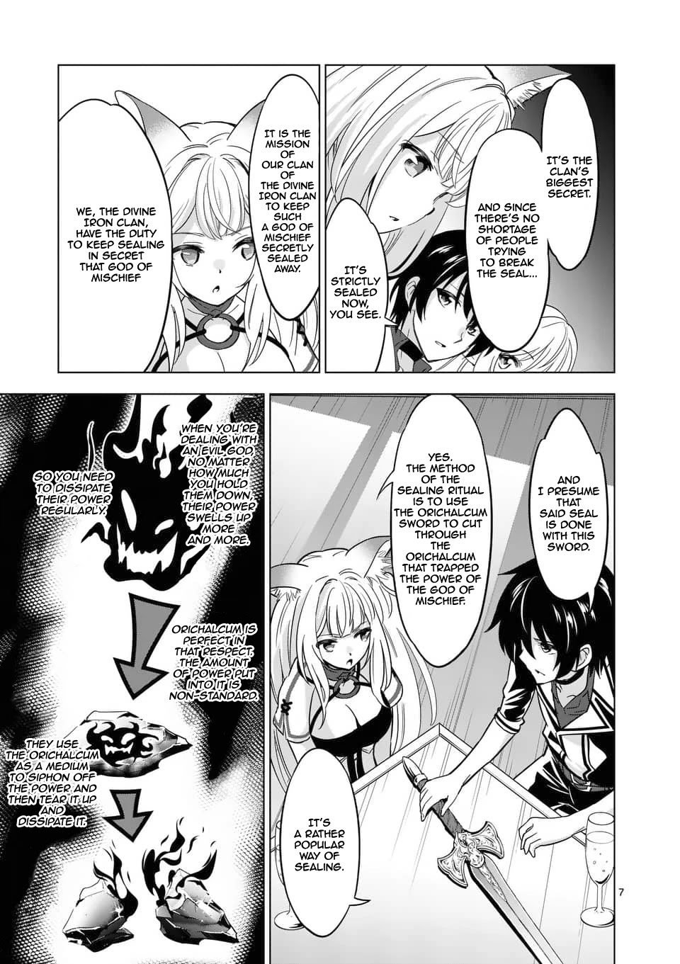 Shijou Saikyou Orc-san no Tanoshii Tanetsuke Harem Zukuri Chapter 33 page 8 - Chapter 33: Orc-san And Kitsune-san's Sad Memories