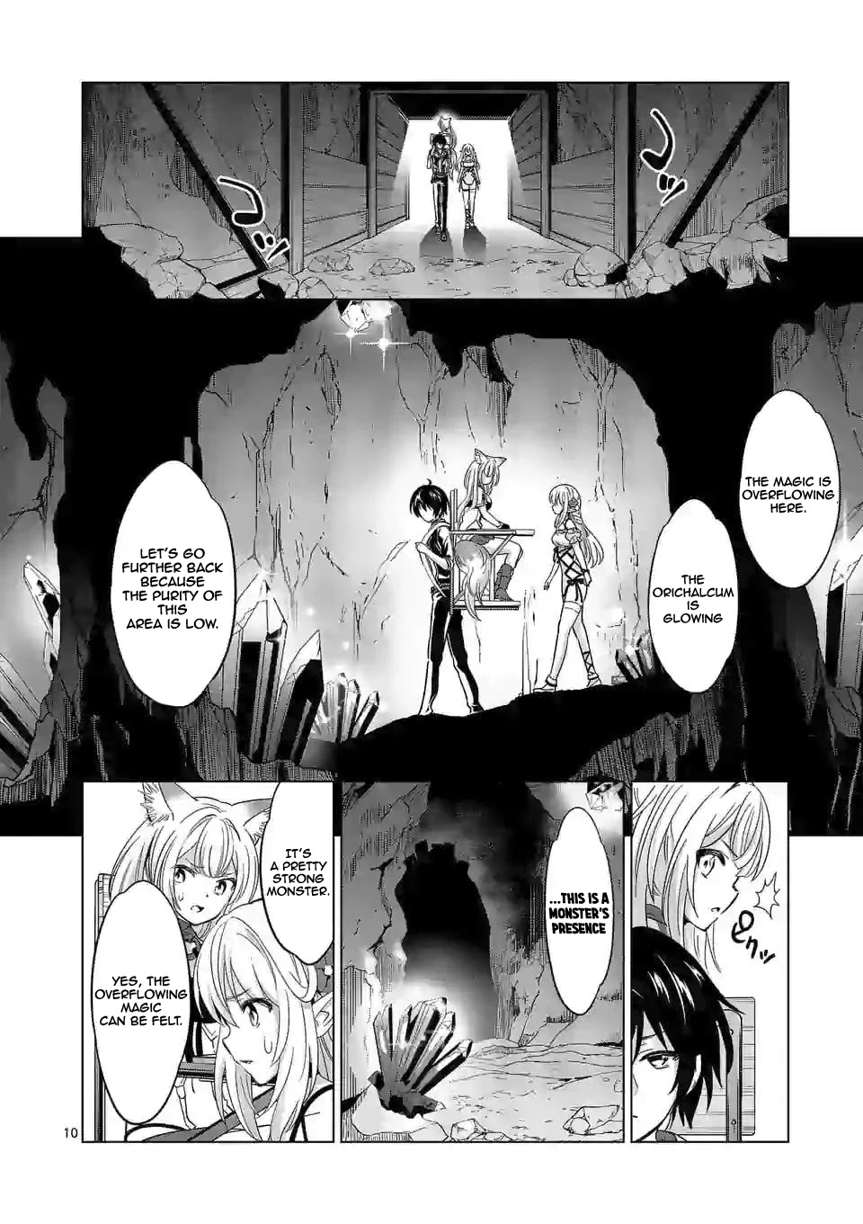 Shijou Saikyou Orc-san no Tanoshii Tanetsuke Harem Zukuri Chapter 34 page 11 - Chapter 34: Orc-san And Orichalcum Digging