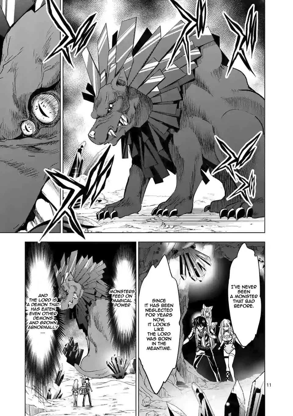 Shijou Saikyou Orc-san no Tanoshii Tanetsuke Harem Zukuri Chapter 34 page 12 - Chapter 34: Orc-san And Orichalcum Digging