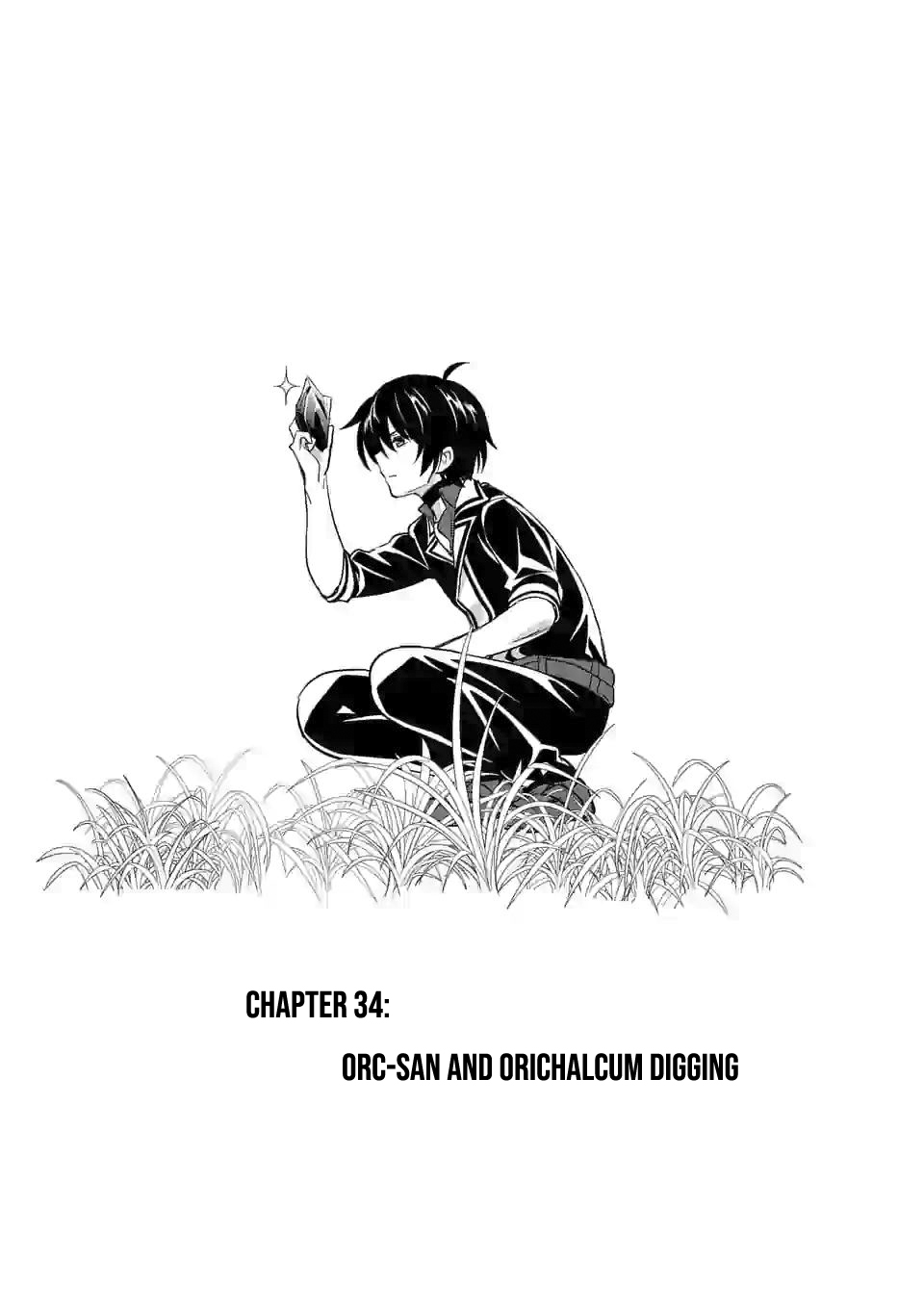 Shijou Saikyou Orc-san no Tanoshii Tanetsuke Harem Zukuri Chapter 34 page 2 - Chapter 34: Orc-san And Orichalcum Digging