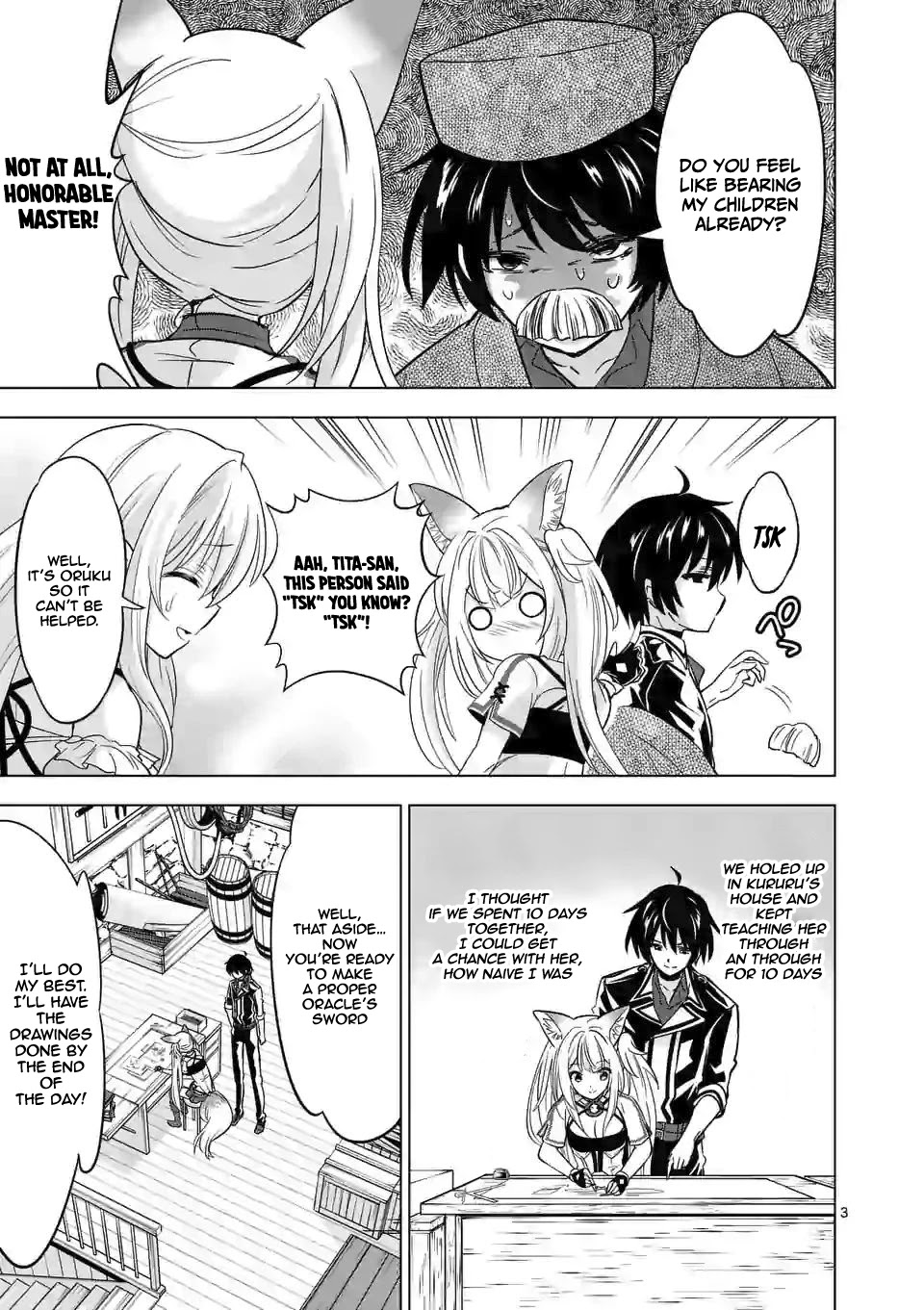 Shijou Saikyou Orc-san no Tanoshii Tanetsuke Harem Zukuri Chapter 34 page 4 - Chapter 34: Orc-san And Orichalcum Digging