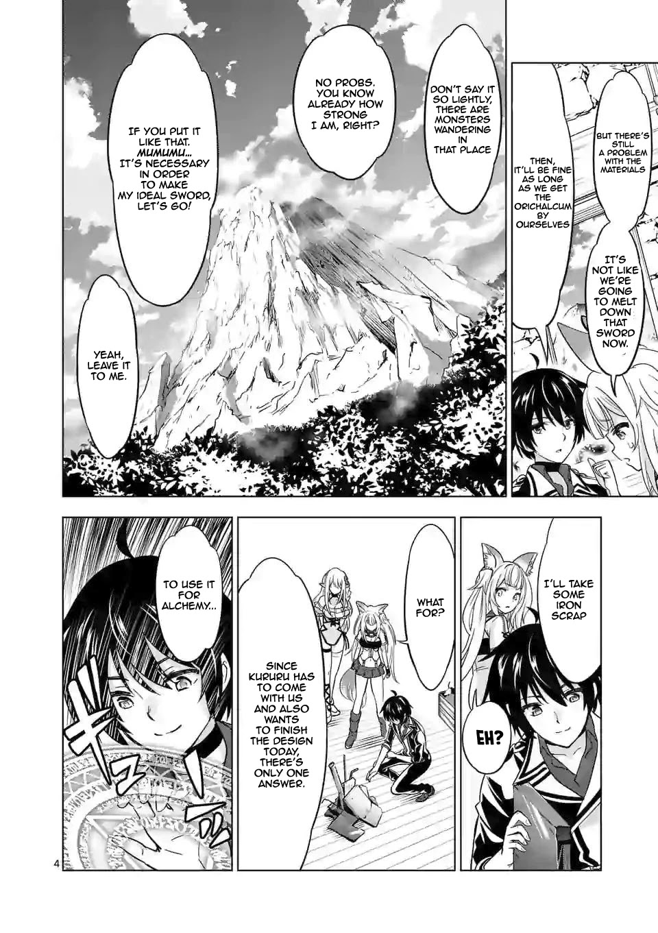 Shijou Saikyou Orc-san no Tanoshii Tanetsuke Harem Zukuri Chapter 34 page 5 - Chapter 34: Orc-san And Orichalcum Digging